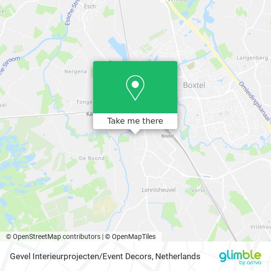 Gevel Interieurprojecten / Event Decors map