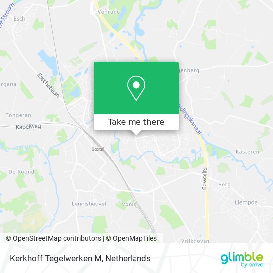 Kerkhoff Tegelwerken M map