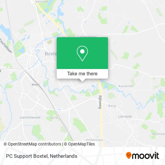 PC Support Boxtel map