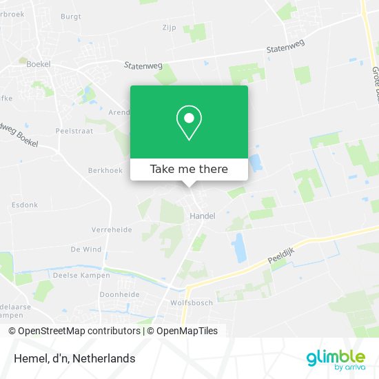 Hemel, d'n map