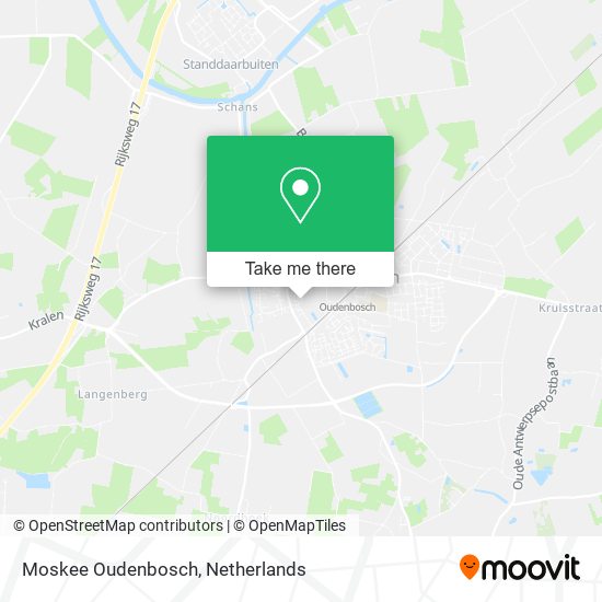 Moskee Oudenbosch map