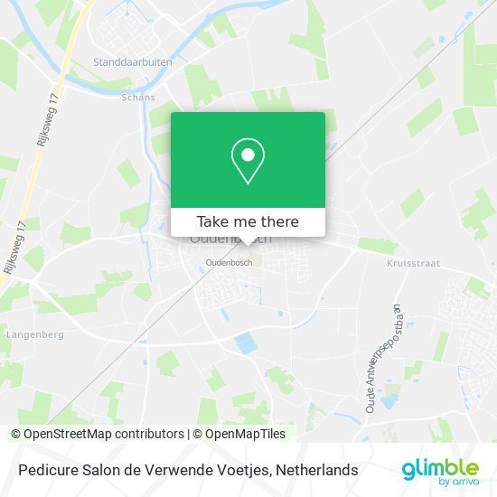 Pedicure Salon de Verwende Voetjes map