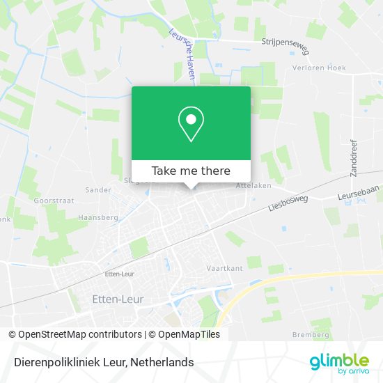 Dierenpolikliniek Leur map