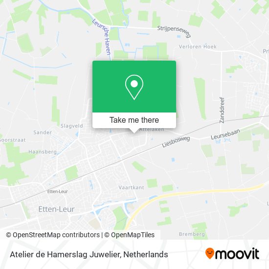 Atelier de Hamerslag Juwelier map