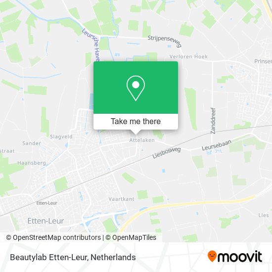 Beautylab Etten-Leur map