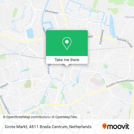 Grote Markt, 4811 Breda Centrum Karte
