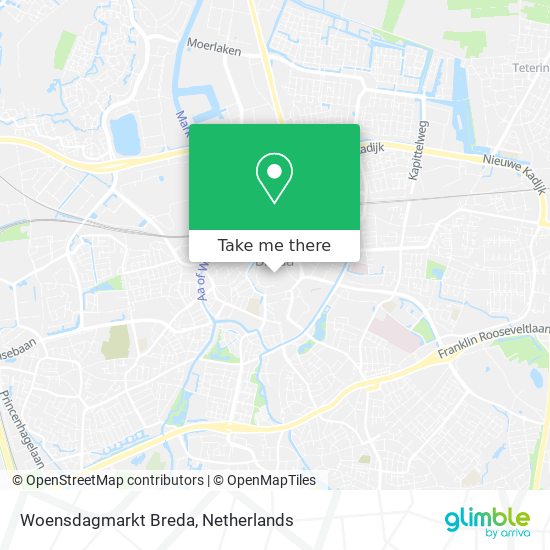 Woensdagmarkt Breda map