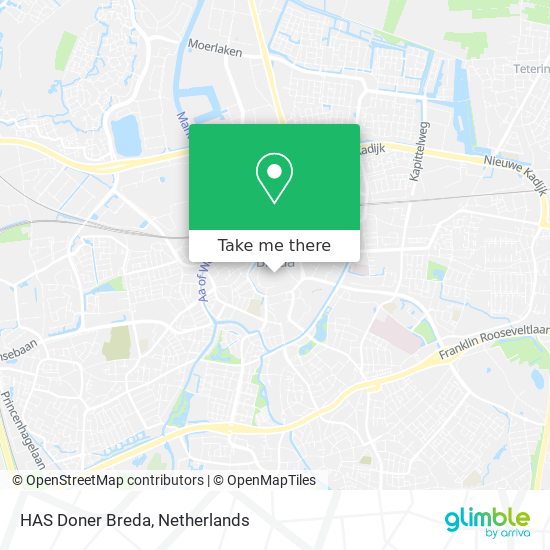 HAS Doner Breda map