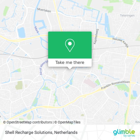 Shell Recharge Solutions map