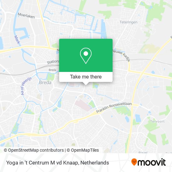 Yoga in 't Centrum M vd Knaap Karte