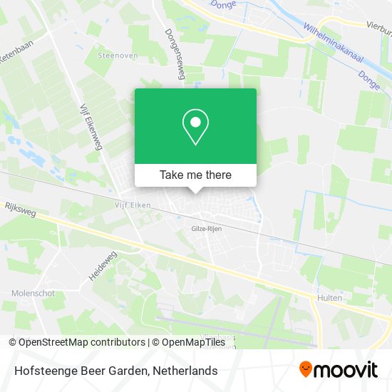 Hofsteenge Beer Garden map