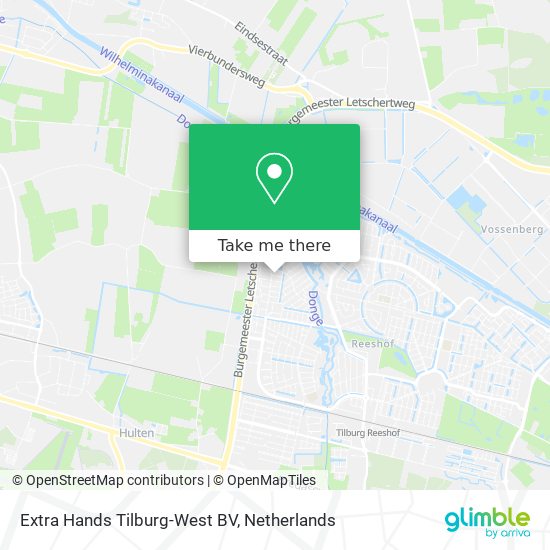 Extra Hands Tilburg-West BV Karte