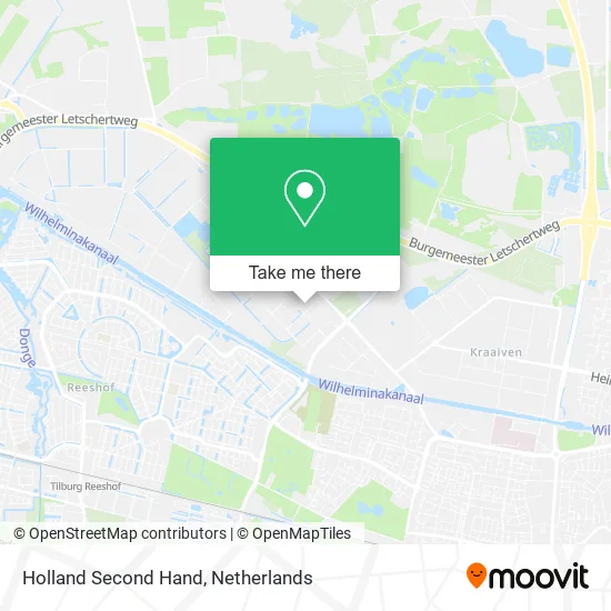 Holland Second Hand map