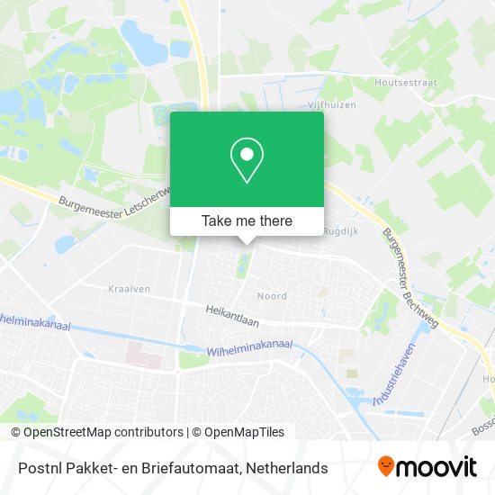 Postnl Pakket- en Briefautomaat map
