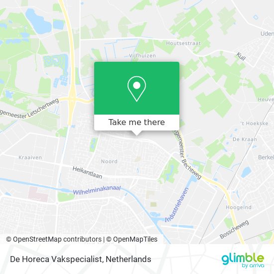 De Horeca Vakspecialist Karte