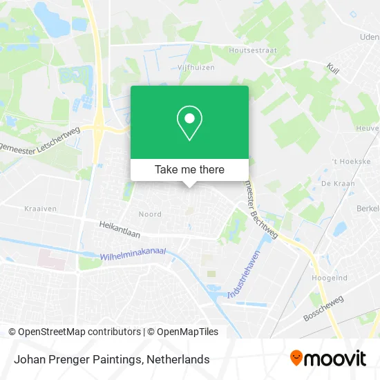 Johan Prenger Paintings map