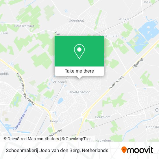 Schoenmakerij Joep van den Berg map