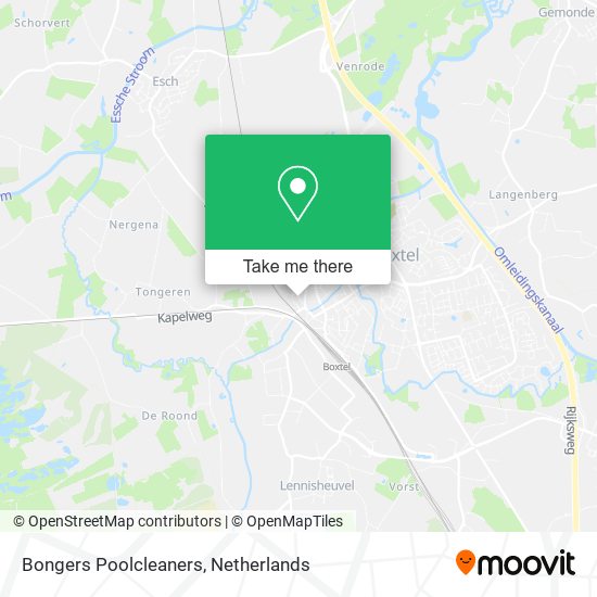 Bongers Poolcleaners map