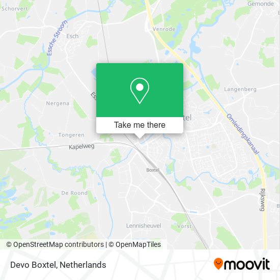 Devo Boxtel map