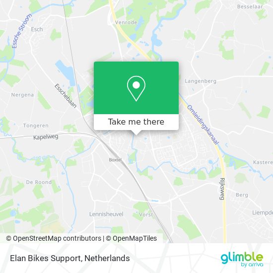 Elan Bikes Support Karte