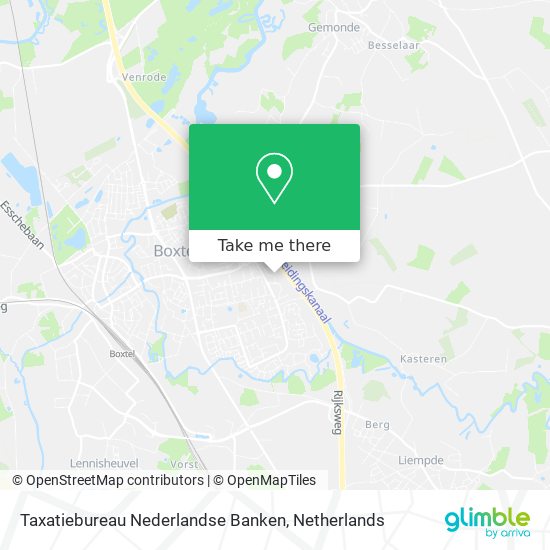 Taxatiebureau Nederlandse Banken map