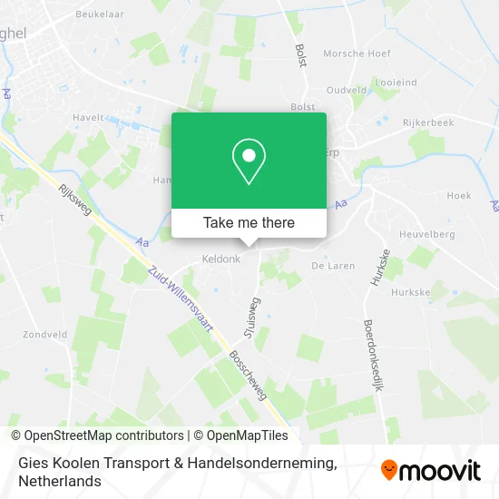 Gies Koolen Transport & Handelsonderneming map