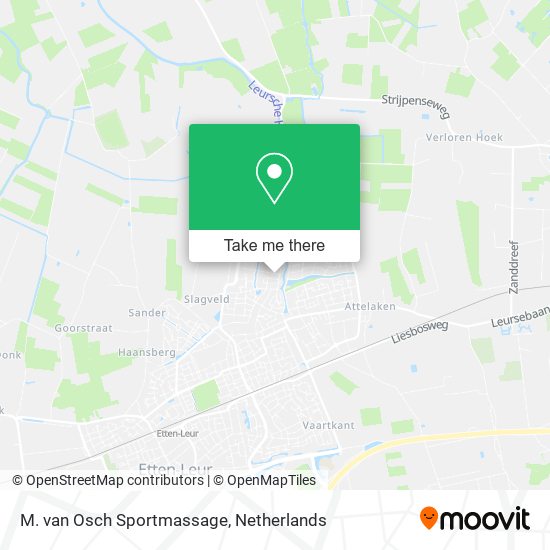 M. van Osch Sportmassage Karte