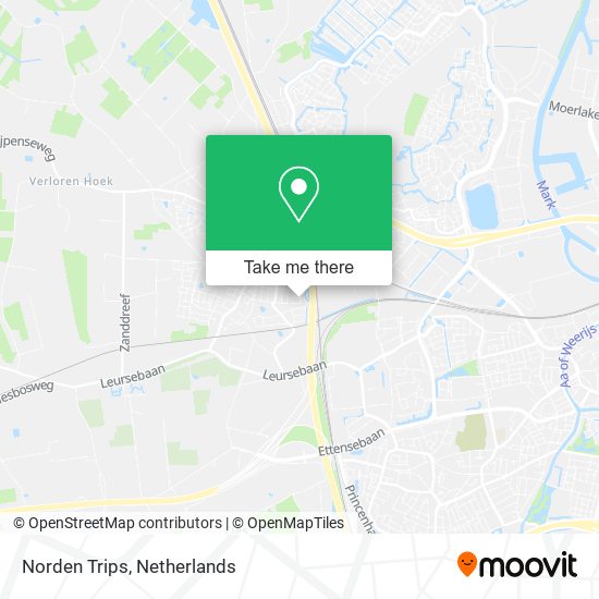 Norden Trips map