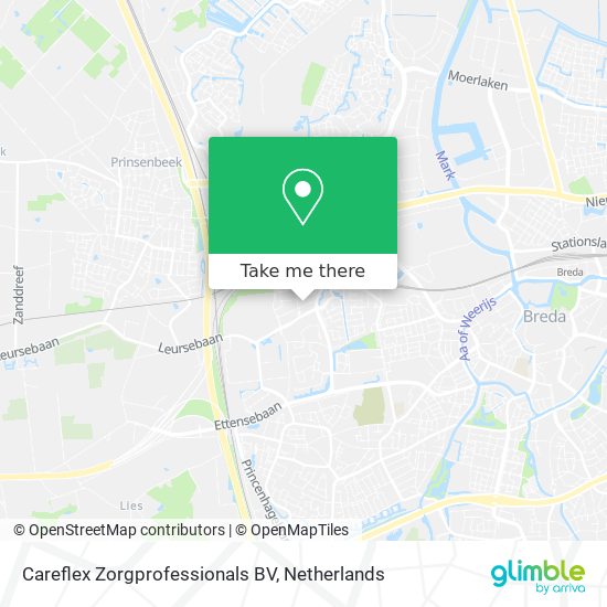 Careflex Zorgprofessionals BV map