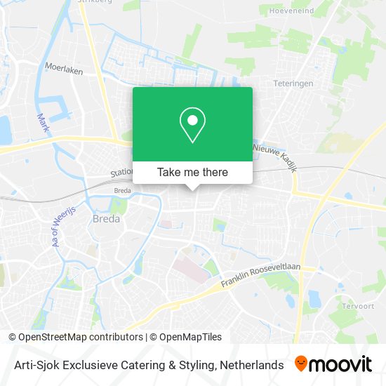 Arti-Sjok Exclusieve Catering & Styling map