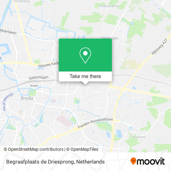 Begraafplaats de Driesprong map