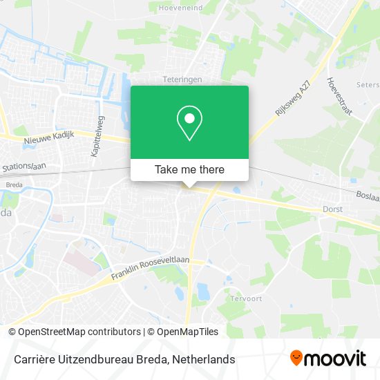 Carrière Uitzendbureau Breda map