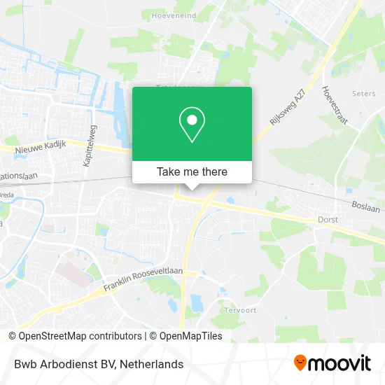 Bwb Arbodienst BV map