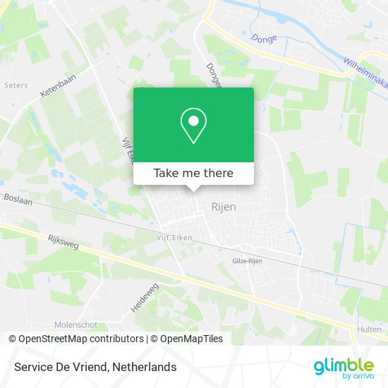 Service De Vriend Karte