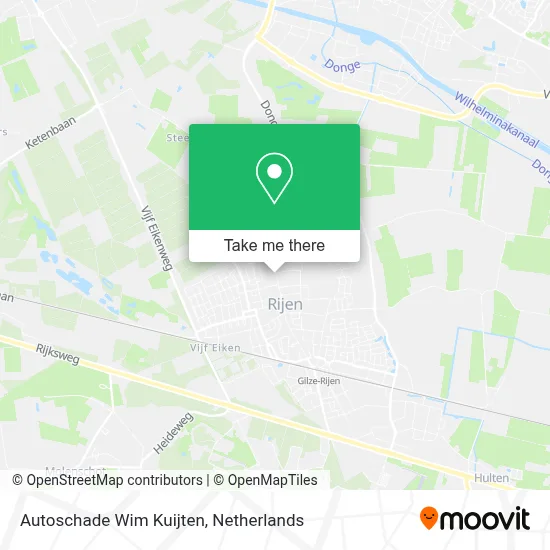 Autoschade Wim Kuijten map