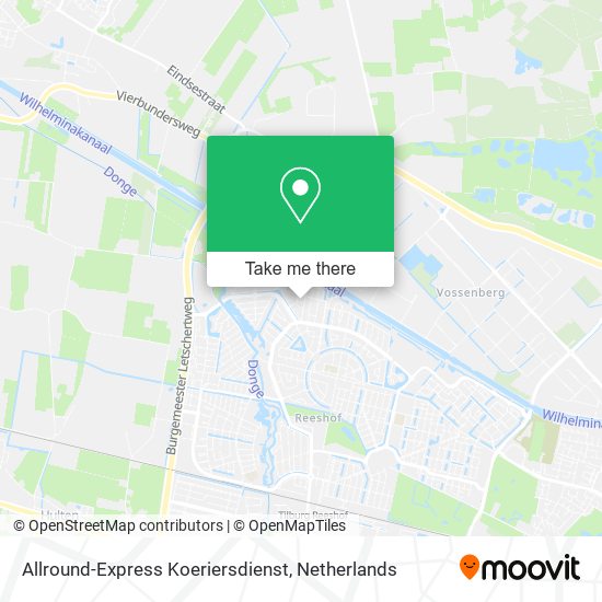 Allround-Express Koeriersdienst map