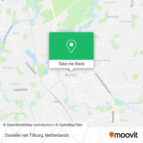Daniëlle van Tilburg map
