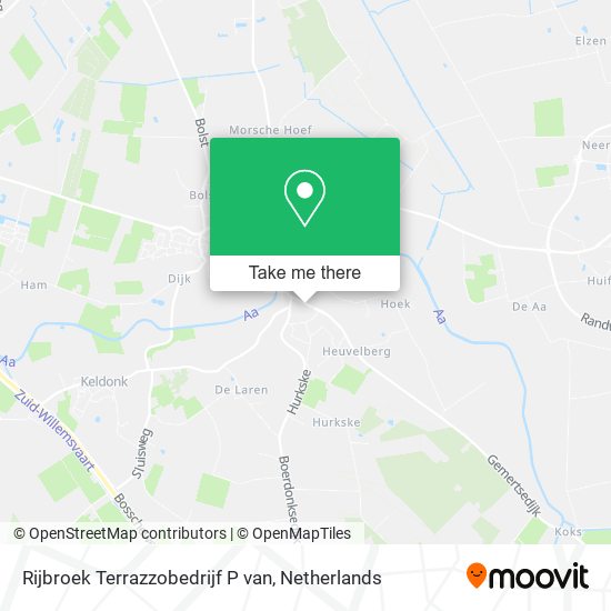 Rijbroek Terrazzobedrijf P van map