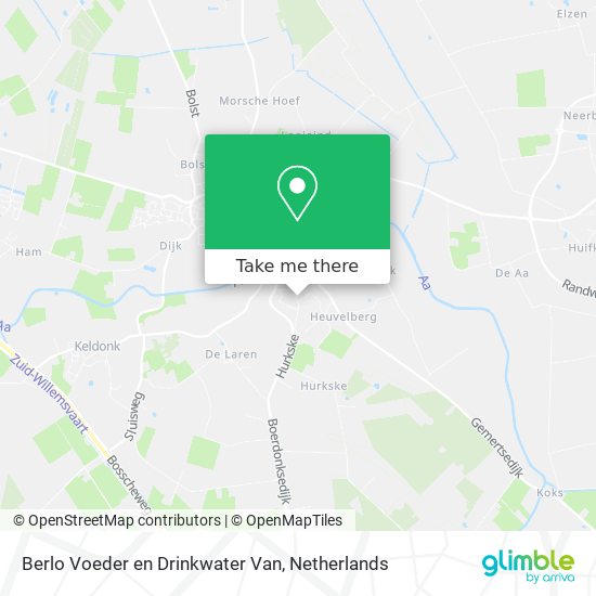 Berlo Voeder en Drinkwater Van map