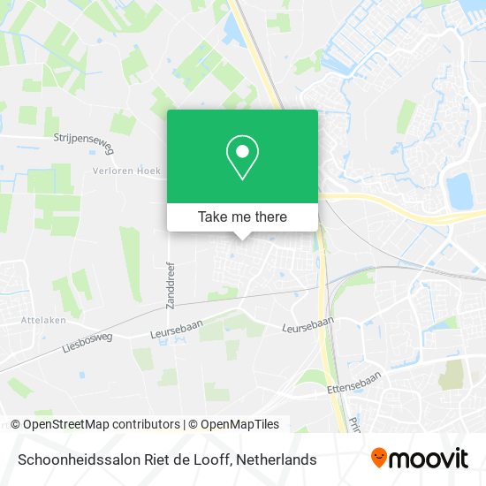 Schoonheidssalon Riet de Looff map