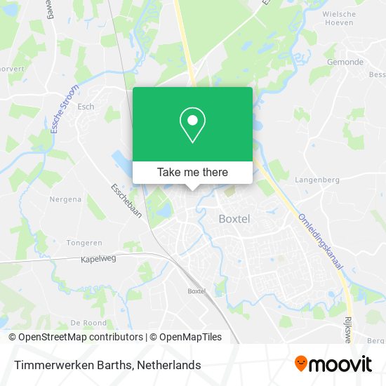 Timmerwerken Barths map