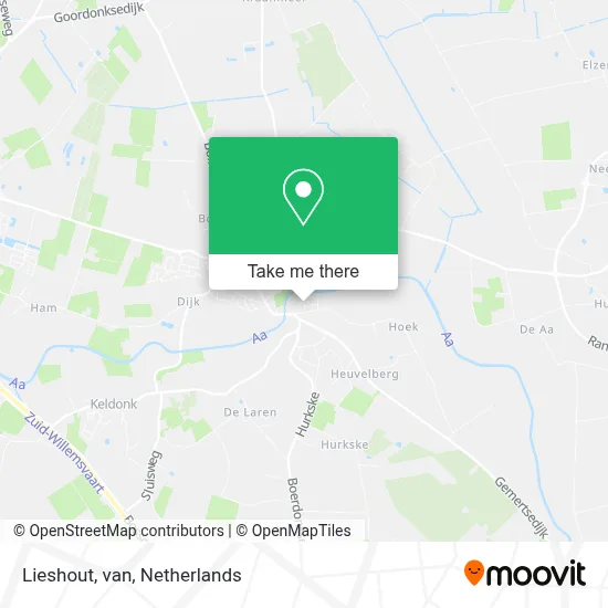 Lieshout, van map
