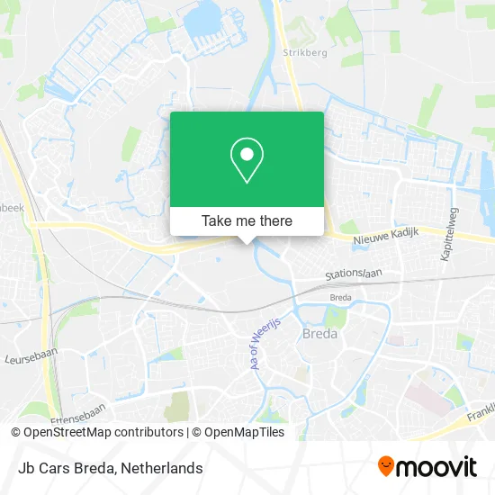 Jb Cars Breda map