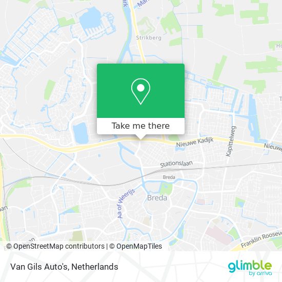 Van Gils Auto's map