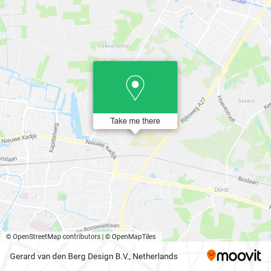 Gerard van den Berg Design B.V. map