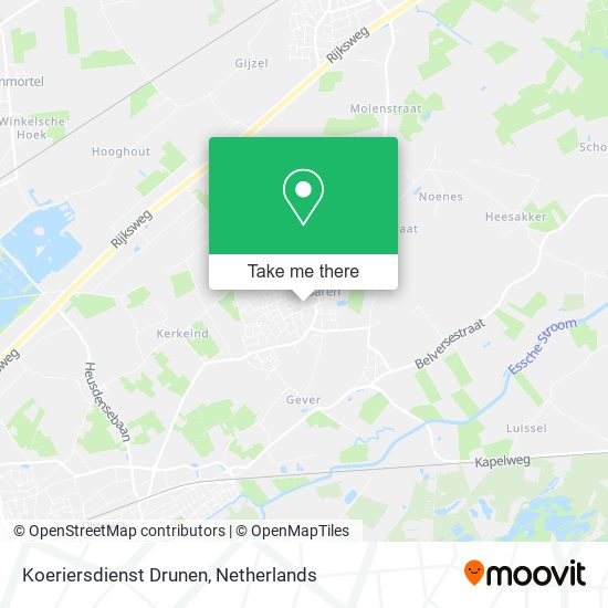 Koeriersdienst Drunen map