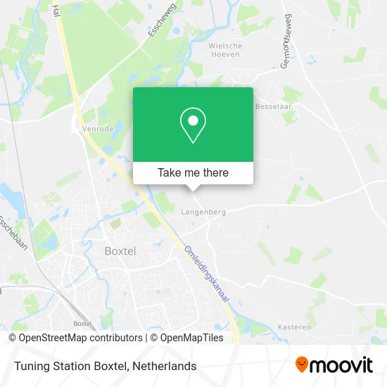 Tuning Station Boxtel map