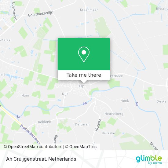 Ah Cruijgenstraat map