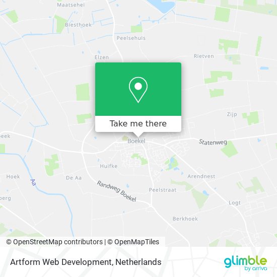 Artform Web Development map