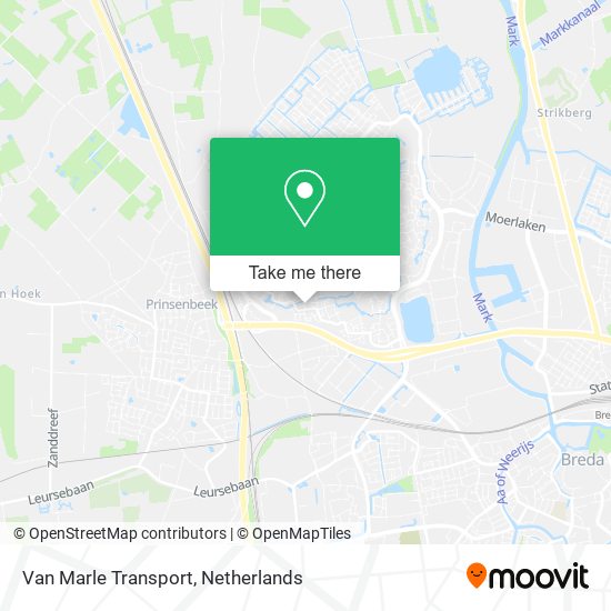 Van Marle Transport map